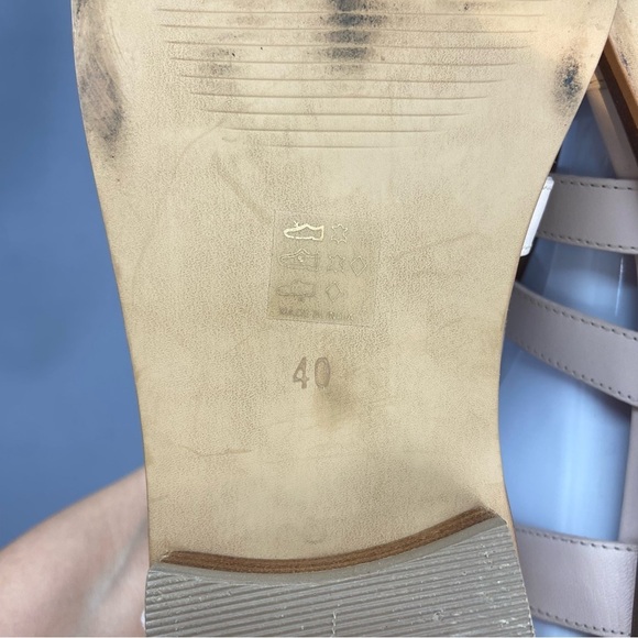 Pilcro Anthropologie Casual Gladiator Leather Strappy Sandals Size 40 - Picture 6 of 7